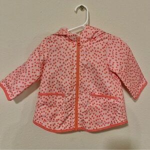 Simple Carter’s Heart Patterned Hooded Jacket